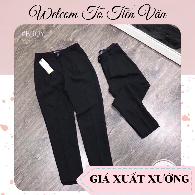 💋freeship💋Quần tây đen công sở nữ dài cúc lệch mặc đi làm học cạp lưng cao - Dáng quần baggy vải công sở dày mềm | BigBuy360 - bigbuy360.vn