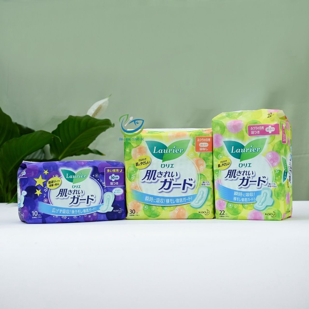 Băng vệ sinh BVS Laurier Nhật có cánh không cánh ban đêm cao cấp chính hãng