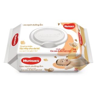 Khăn ướt huggies 64-72 tờ