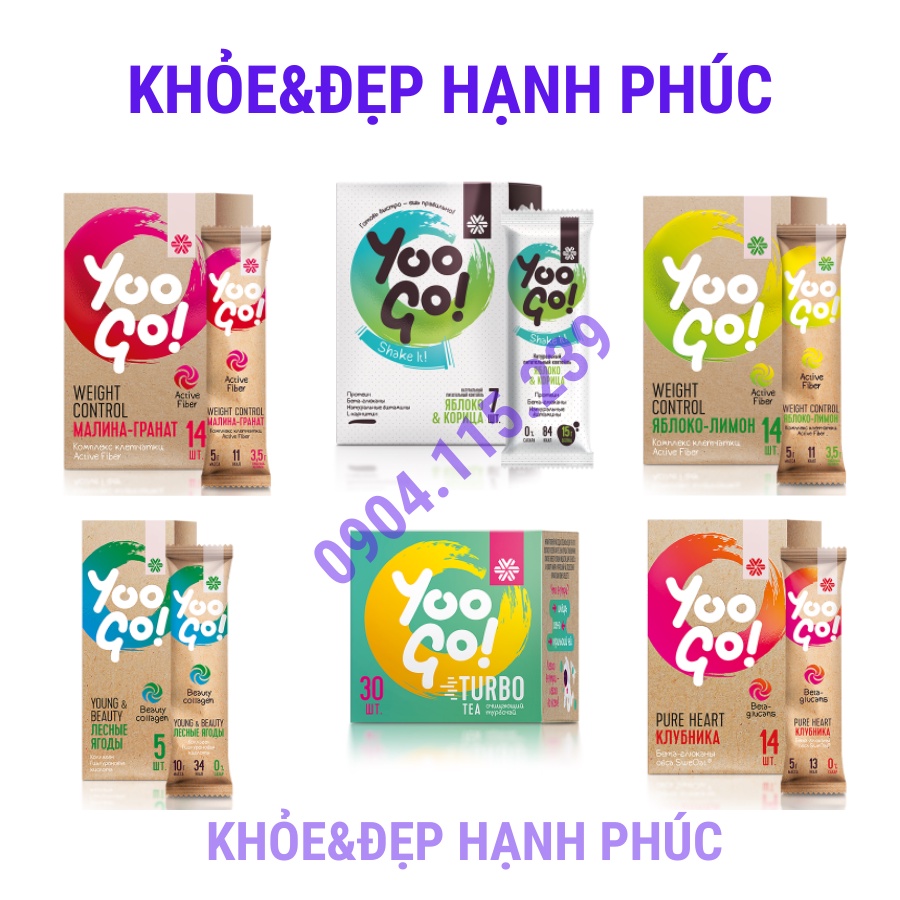 Thực phẩm dành cho chế độ ăn đặc biệt YOO GO WEIGHT CONTROL DRINK MIX RASPBERRY&POMEGRANATE – 1