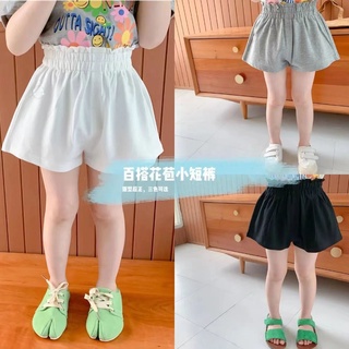Quần Short Cotton Nguyên Chất Phong Cách Hàn Quốc Mẫu Mới Thời Trang Mùa Hè 2021 Cho Bé Gái
