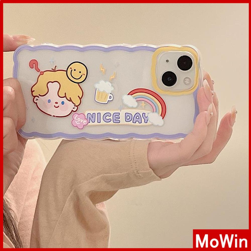 iPhone Case Silicone Soft Case Clear Case Airbag Shockproof Camera Cover Protection Cartoon Cute Compatible For iPhone 11 iPhone 13 Pro Max iPhone 12 Pro Max iPhone 7Plus iPhone xr