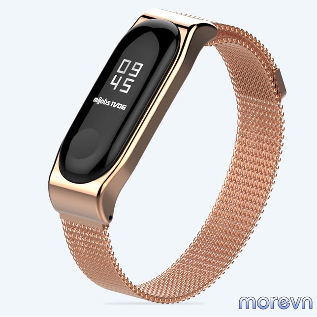 Dây đeo nam châm CLASSIC Mi band 4, mi band 3 chính hãng Mijobs - dây đeo thay thế miband 4, miband 3 milanese loop