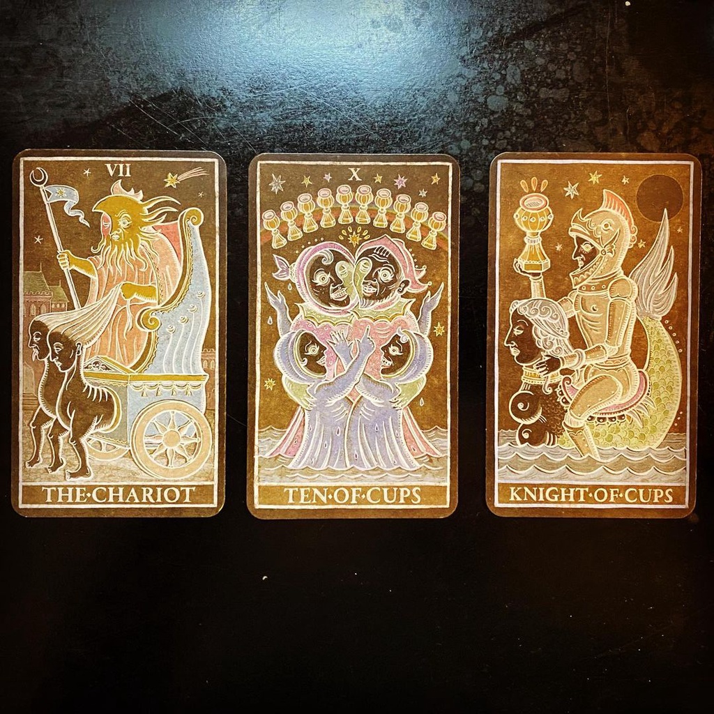 Bài Trionfi della Luna Tarot Paradoxical Illustrated Pips Edition