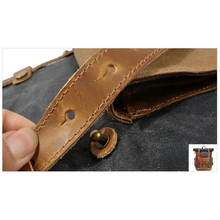 Balo Da Bò thật ,canvas cực chất