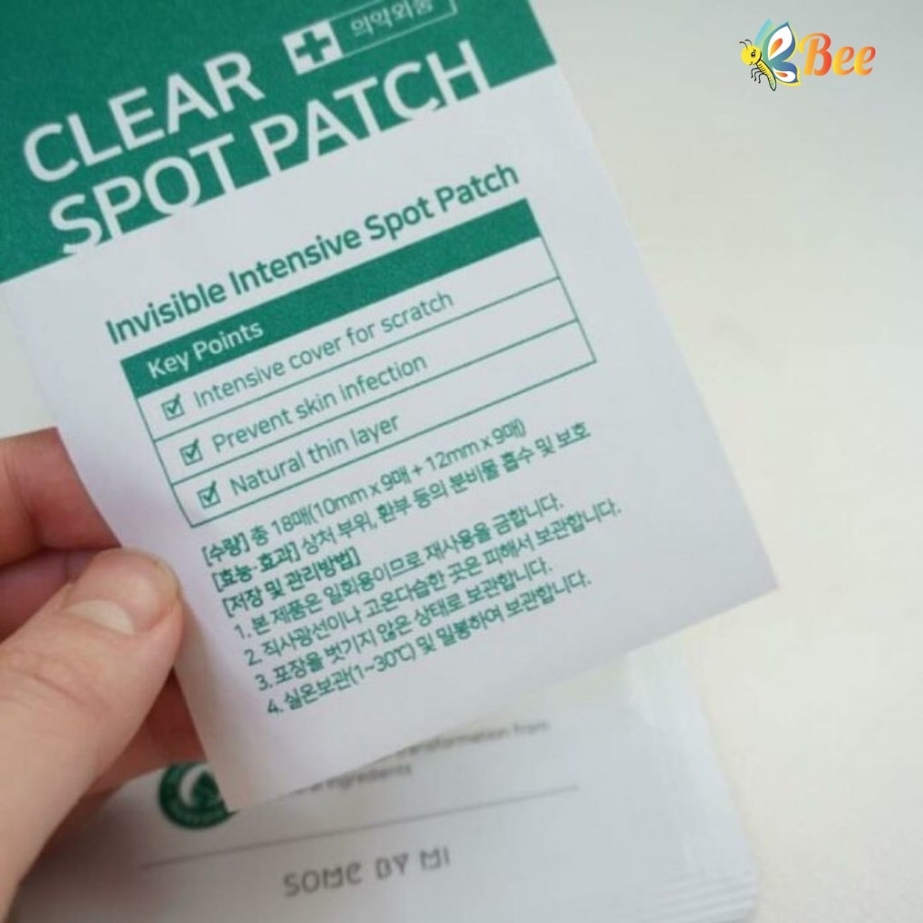 Miếng dán mụn SOMEBYMI CLEAR SPOT PATCH 18pcs (10mm*9ea + 12mm*9ea)