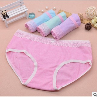 10 quần lót cotton ren cạp 01