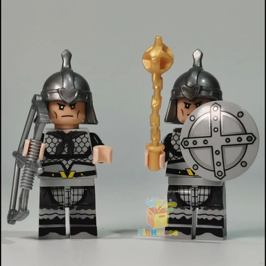 Xếp Hình Minifigures Lính Tam Quốc Binh Khí Ngẫu Nhiên - Đồ Chơi Lắp Ráp non-lego 300A