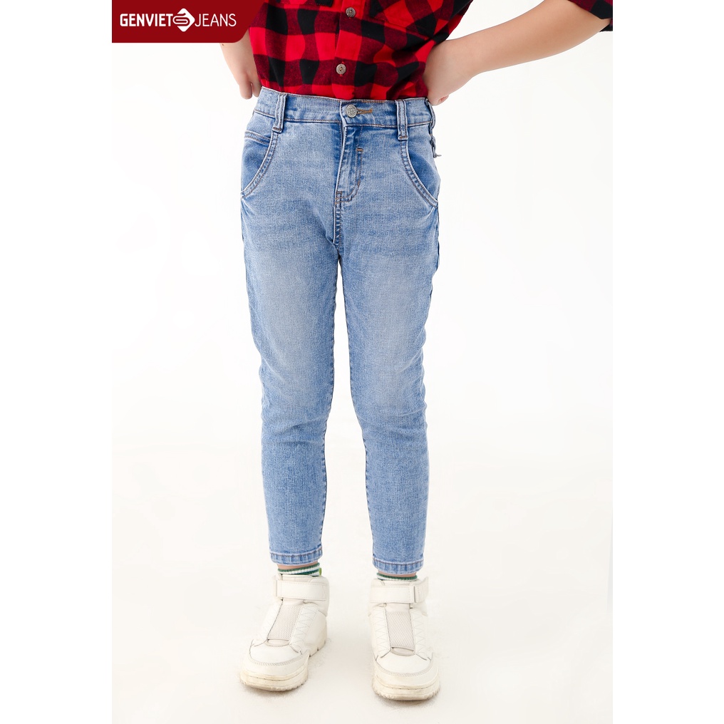 Quần Dài Jeans Bé Trai Thời Trang GENVIET N1103J1784