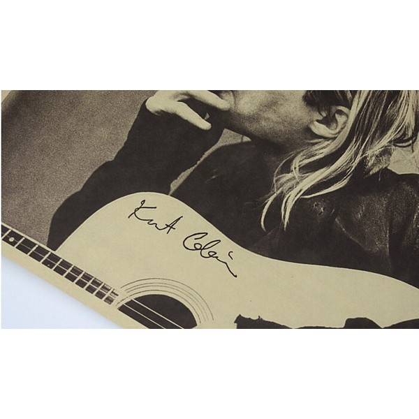 Poster ca sĩ Kurt Cobain / NIRVANA frontman 20 " x14 "