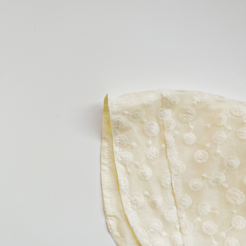 Mũ Trùm Đầu Chống Nắng UV Phối Ren Kiểu Công Chúa Bảo Vệ Cho Bé Gái Ngoài Trời