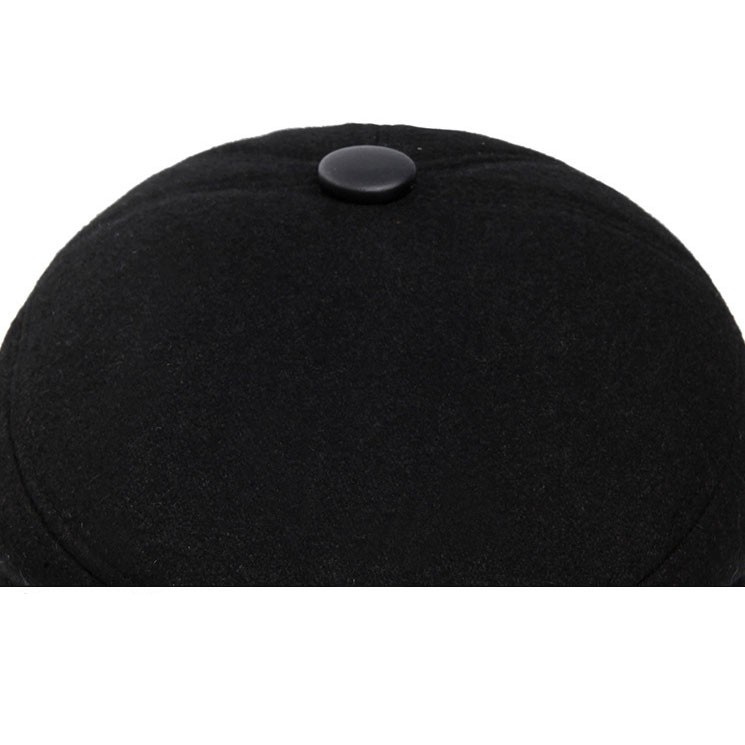 Nón Beret - Mũ nồi trơn vải nỉ dạ thiết kế che tai mùa đông cao cấp - Món quà ý nghĩa dành tặng ông tặng bố