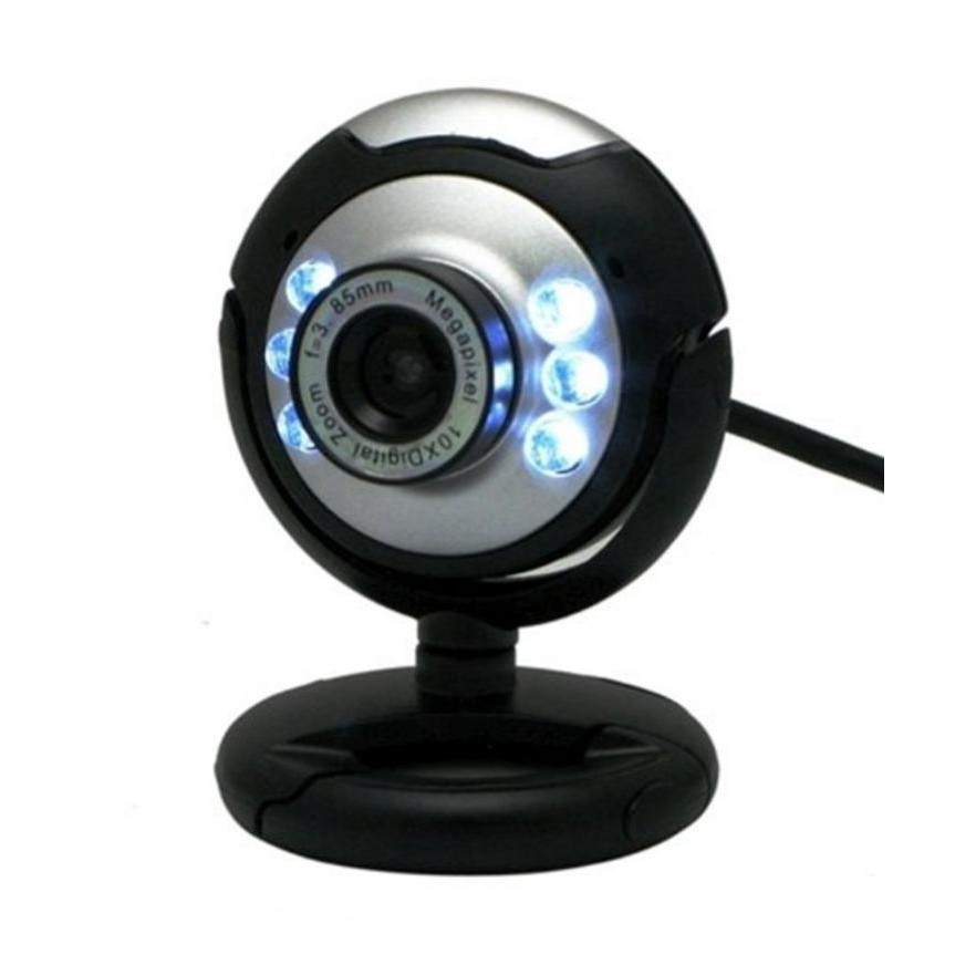 Webcam USB HD 12.0 Mp Tích Hợp 6 Đèn LED