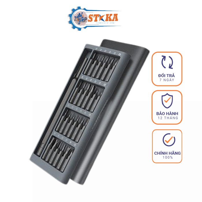 Bộ Tua Vít Đa Năng Mini Kapusi 24 Đầu Hàng Loại 1 Có Nam Châm, Dụng Cụ Mở Sửa Chữa Điện Thoại, iphone, Laptop, Điện tử