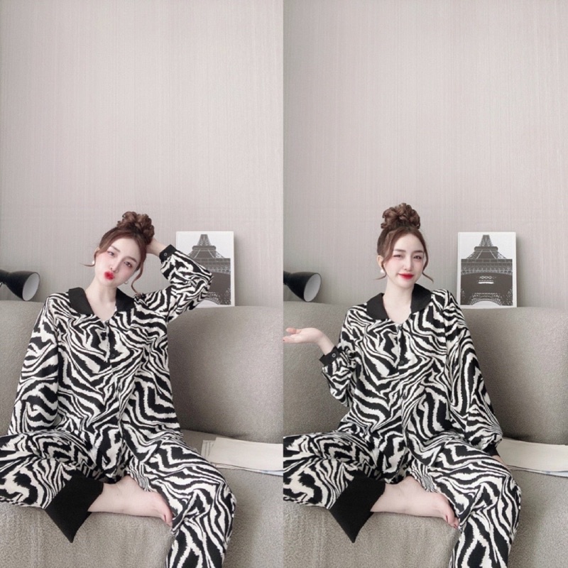 Đồ bộ pijama nữ cao cấp , thiết kế sang xinh . 💞 Tay dài , quần dài