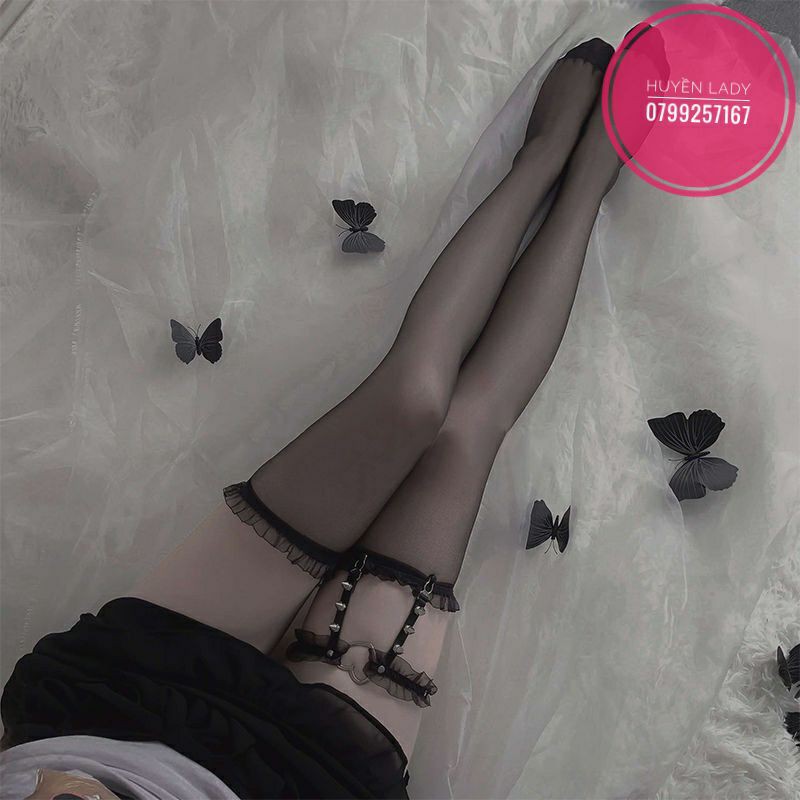 Tất đùi viền ren cosplay sexy