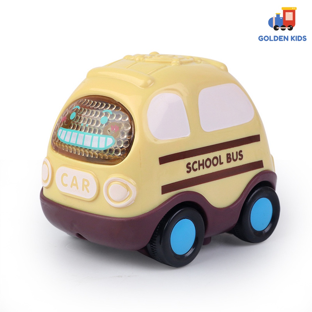 Bộ ô tô đồ chơi quán tính mô tả xe cứu hỏa, cứu thương, cảnh sát, taxi hấp dẫn cho bé