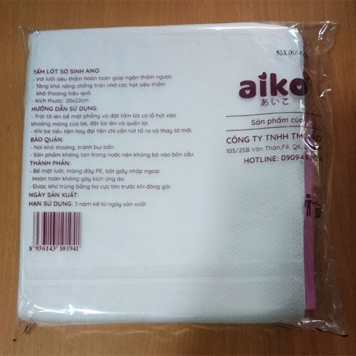 Lót Xu Cao Cấp AIKO - TACO 4 lớp 30 tờ/túi ( 15*20cm)