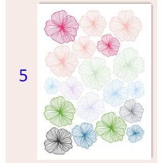 Sticker trang trí họa tiết đơn giản