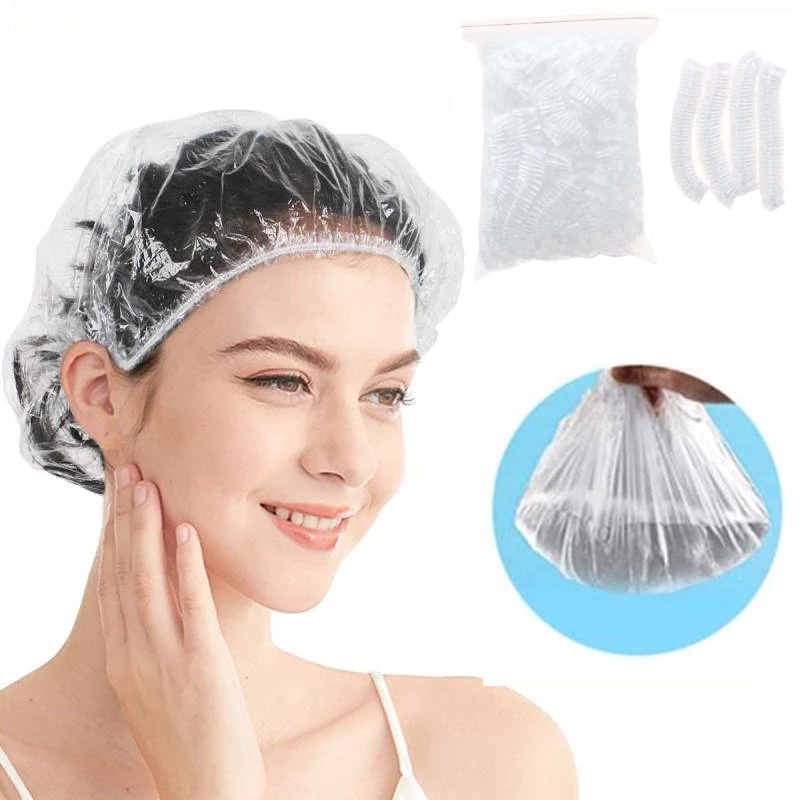 Mũ trùm tóc một lần co giãn tiện lợi cho salon / nhà tắm