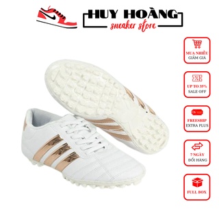 Giày Đá Bóng 3 Sọc Sân Cỏ Nhân Tạo CT3 Khâu Full Đế - Giày Đá Bóng Phủi Cao Cấp CT3 [Full Box]