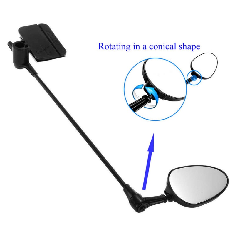 Kính Chiếu Hậu Xe Đạp / Xe Máy Thiết Kế Mới Tiện Lợi Dễ Dùng