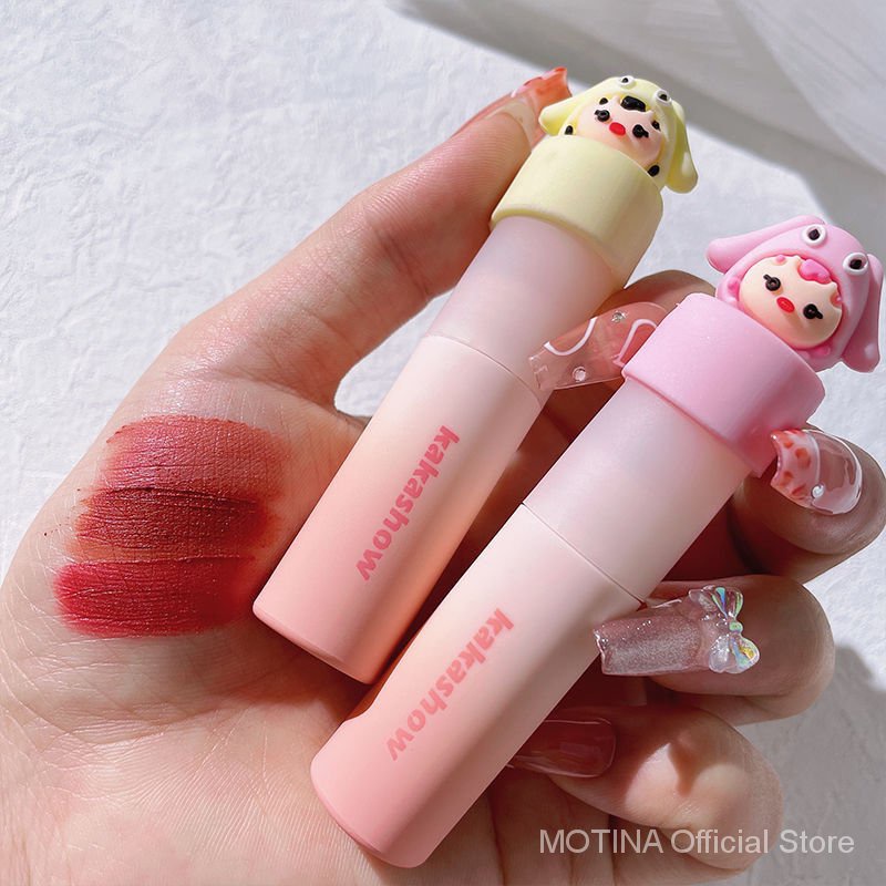 Set 3 son kem lì mịn mượt như nhung không phai màu và không bết dính hoạt hình