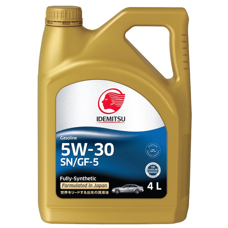 Dầu động cơ xăng IDEMITSU 5W30 SN/GF-5 (dầu gốc tổng hợp)