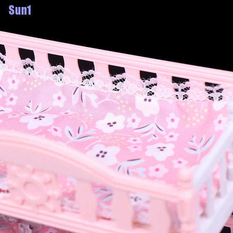 Mô Hình Giường Ngủ Mini Dành Cho Nhà Búp Bê