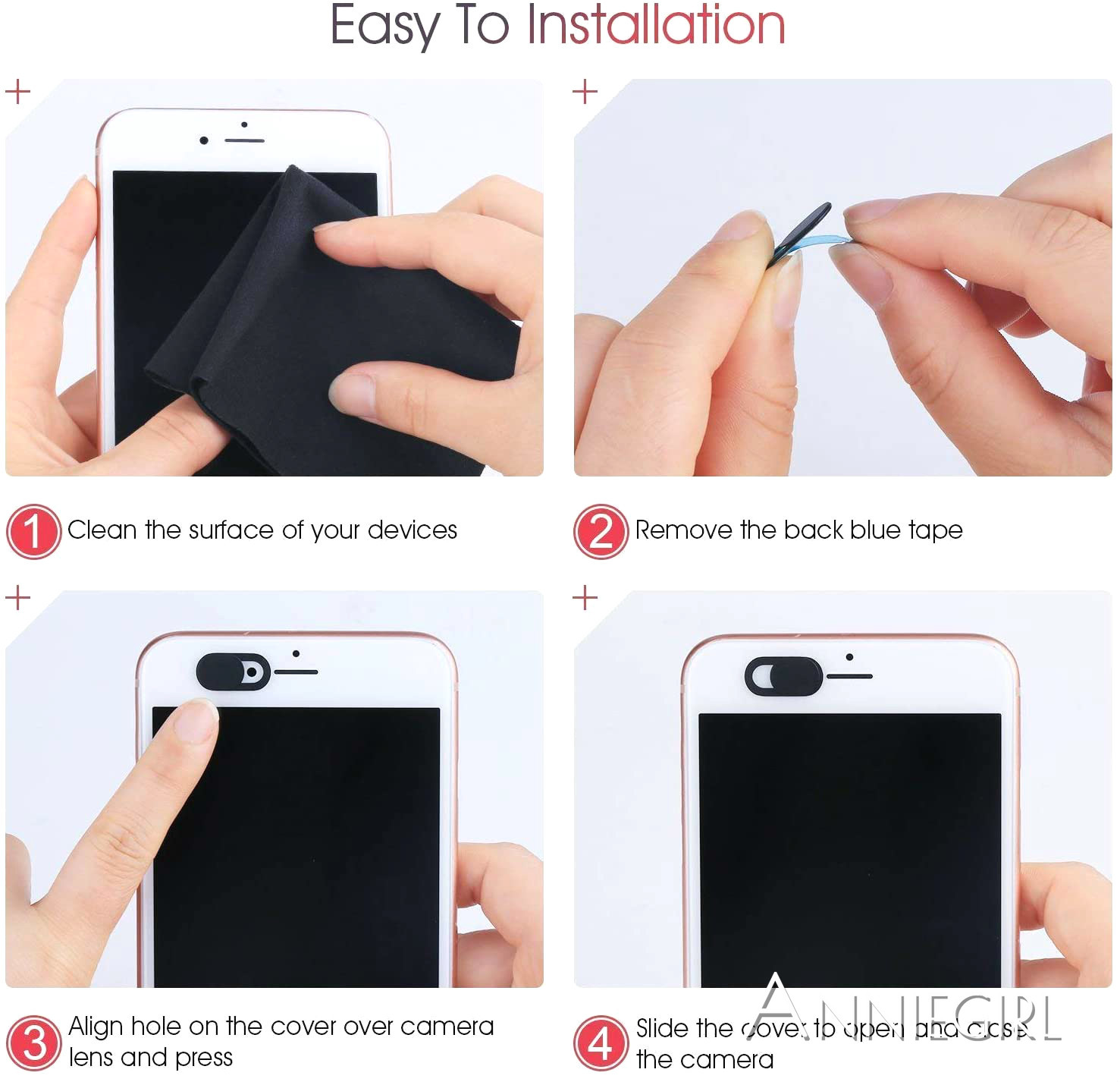 Phim dán bảo vệ cho camera điện thoại/ máy tính bảng/máy tính xách tay tiện lợi | BigBuy360 - bigbuy360.vn