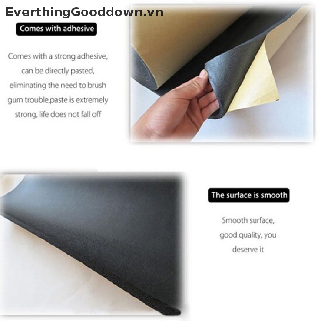 1 Miếng Xốp Cotton Cách Âm 30 * 50cm Tự Dính Chống Ồn Cho Xe Hơi