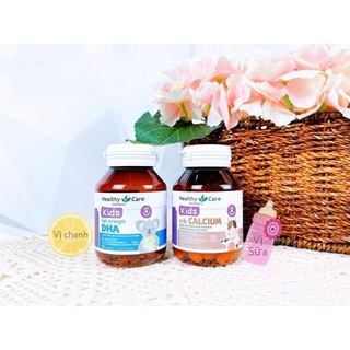 HEALTHY CARE bổ sung DHA và Canxi - Cặp đôi hoàn hảo cho bé - Xuất xứ Úc