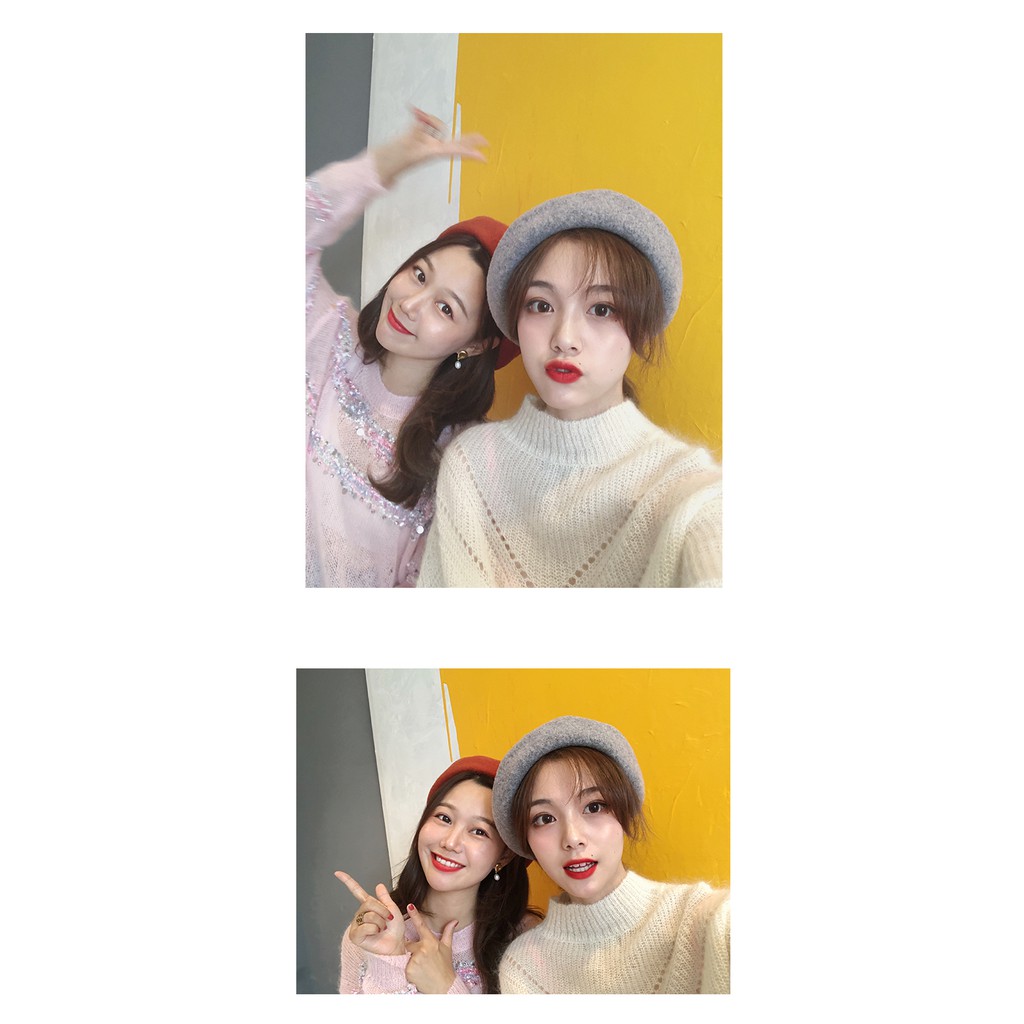 Mũ Nồi Màu Trơn Giữ Ấm Mùa Đông Dành Cho Nữ