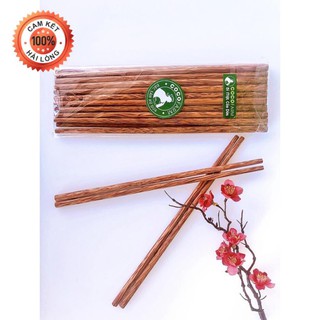 Bộ 10 đôi đũa gỗ dừa Cocofarm