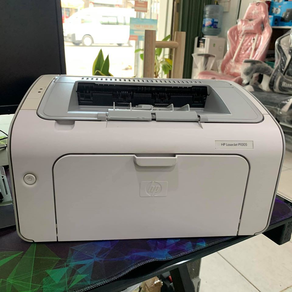 Máy in cũ Hp Laserjet P1005 - tặng kèm hộp mực in, dây nguồn ,dây USB mới