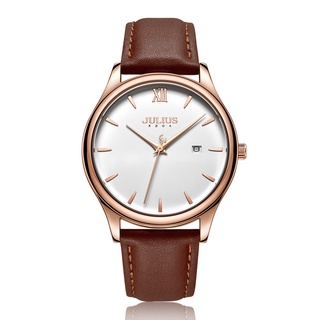 Đồng hồ nam dây da ja-1309 julius hàn quốc