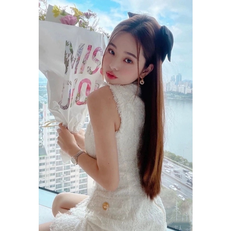 Váy tiểu thư phong cách Song Ji A  Single Inferno Địa Ngục Độc Thân hot trend 2022