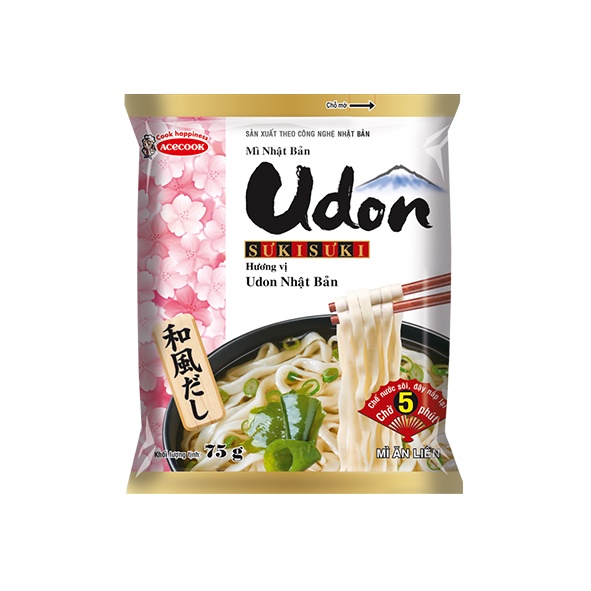 Mì Udon Suki Acecook gói 75G