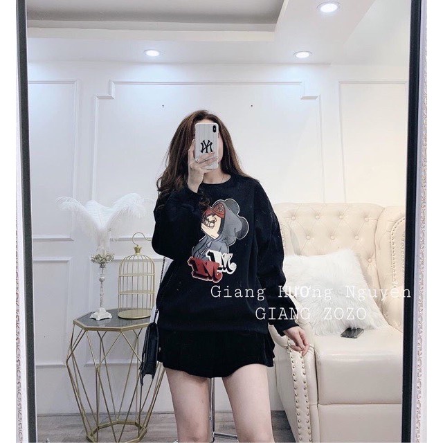 Áo nỉ mickey tay dài cho nữ HOT trend năm nay đủ size 3 màu