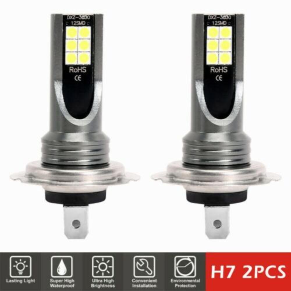 Bộ 2 Đèn Pha Xenon Hid H7 Ánh Sáng Trắng Chất Lượng Cao Cho Xe Hơi