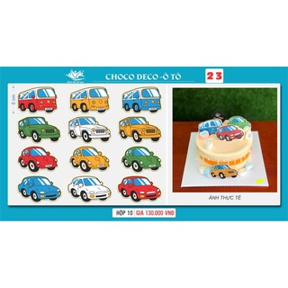 Choco Deco Xe Hơi Cho Bé Trai (1 Tờ)