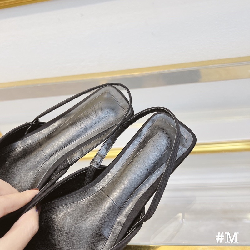 Sandal zara đế bệt tag đá vuông xuất dư fullbox