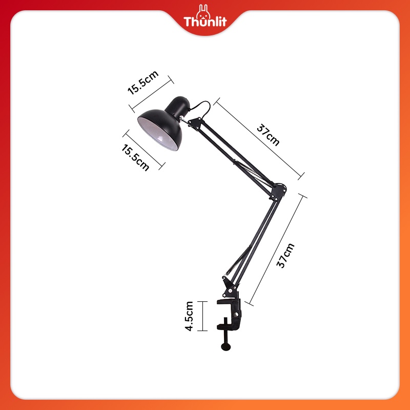 Đèn Kẹp Thunlit Mục Tiêu 220v Có Thể Điều Chỉnh Tiện Dụng