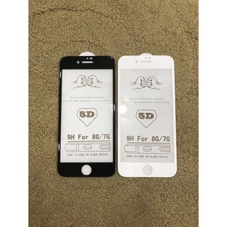 Kính Cường Lực 5D Iphone 7 Plus / 8 Plus Full Màn Hình