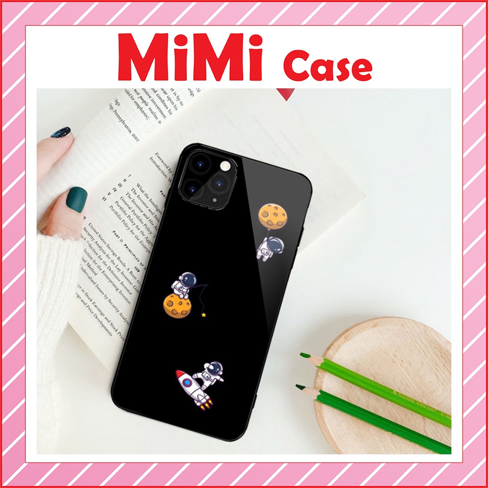 Ốp lưng iPhone Ốp kính iphone Phi Hành Gia - MiMi Case M-48