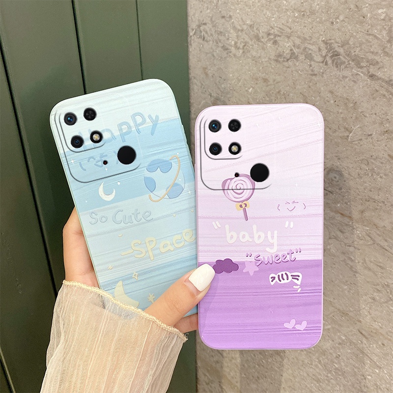 Vỏ Redmi 10c Ốp Lưng Tranh Sơn Dầu Vỏ Điện Thoại Dễ Thương Bảo Vệ Camera Full Coverag Họa Tiết Bên Ốp Lưng Điện Thoại Vỏ Mềm Vỏ Điện Thoại
