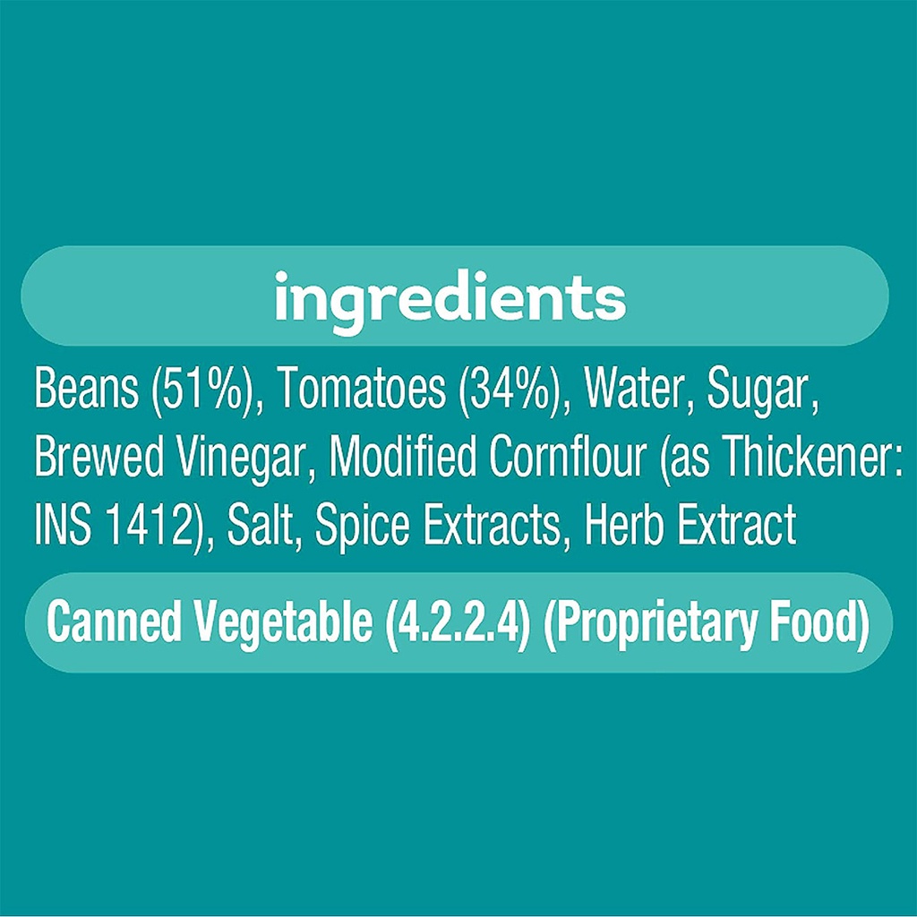 Đậu Hầm Sốt Cà Chua Đóng Hộp Heinz Beanz in a Rich Tomato Sauce, Lon 415g, Lốc 6 Lon