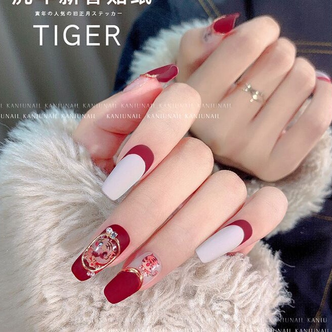 Sticker Bé Cọp Tiger Mẫu Tết 2022 | Hình Dán Móng Tay