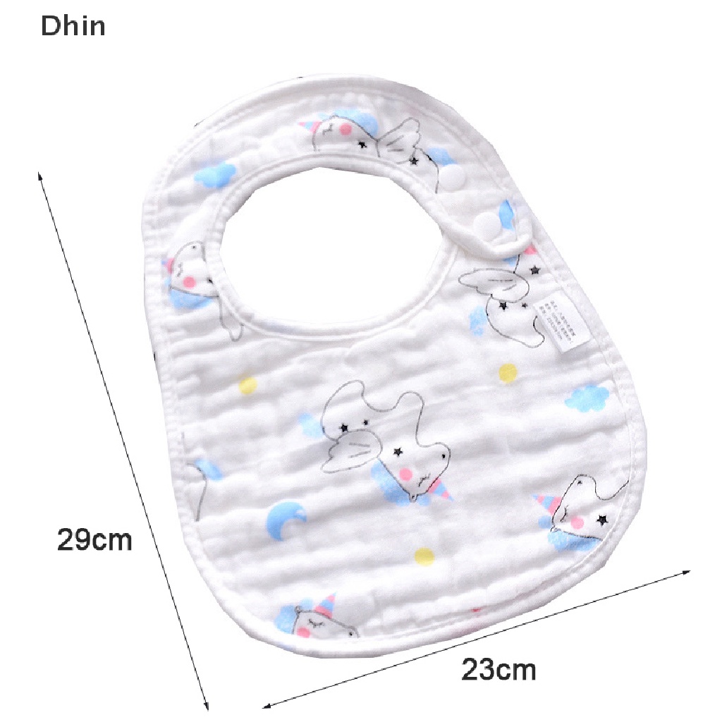 Yếm Ăn Cotton Hình Chữ U Dành Cho Bé Trai Gái