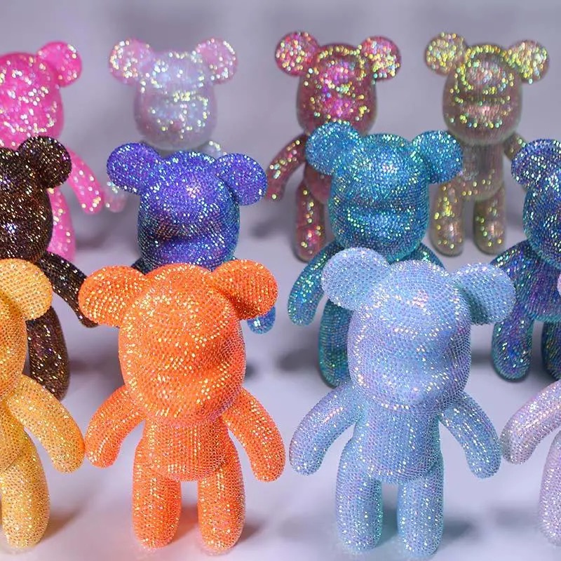 Bộ Dụng Cụ Đính Đá Hình Gấu Bông 23cm Diy